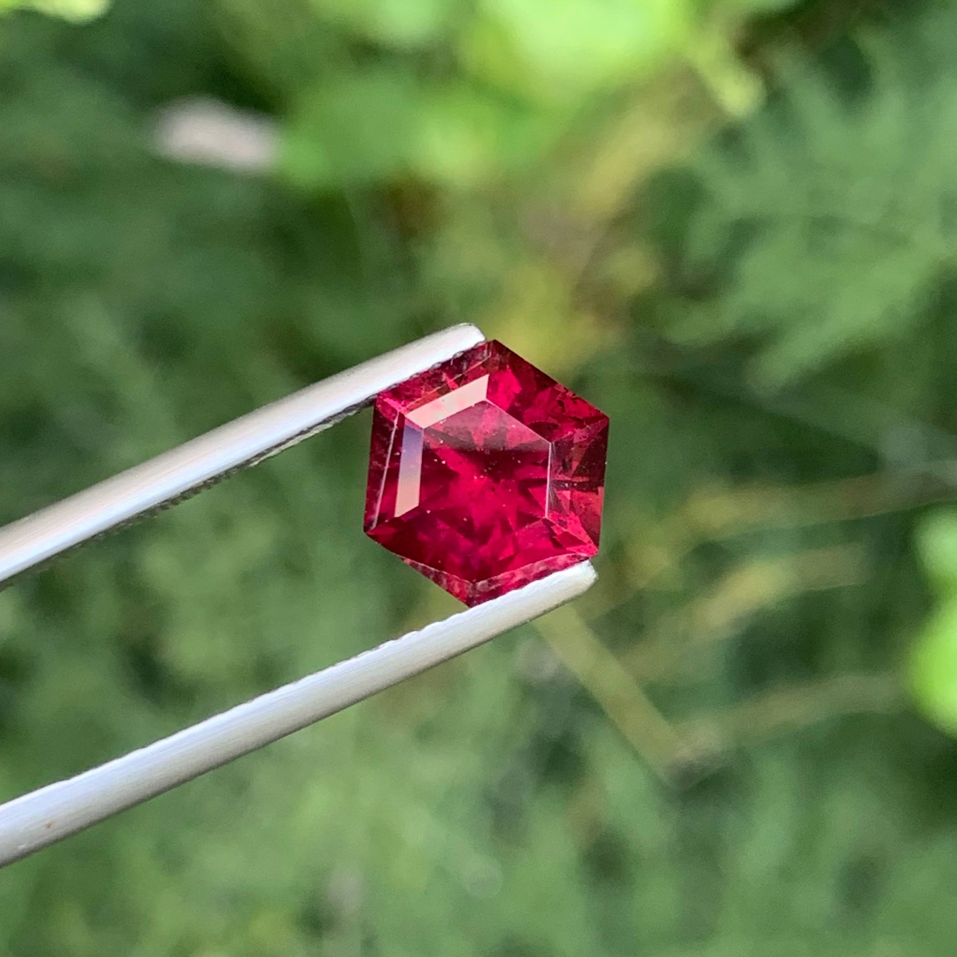3.75 Carat Garnet Hexagon Cut