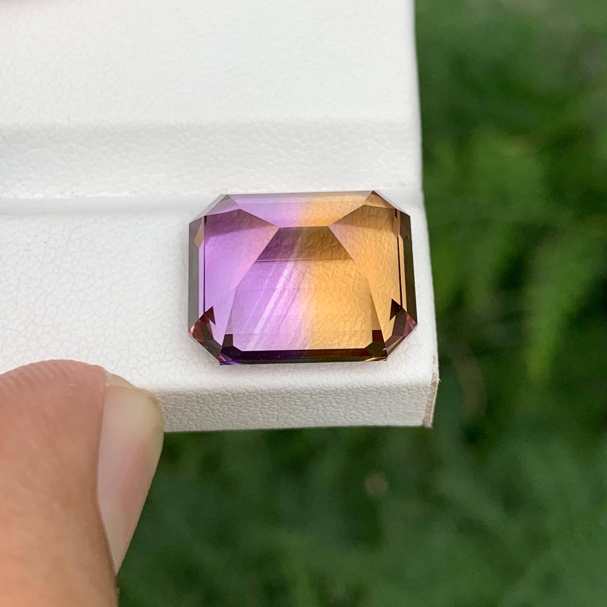 13.75 Carat Bicolor Ametrine Stone