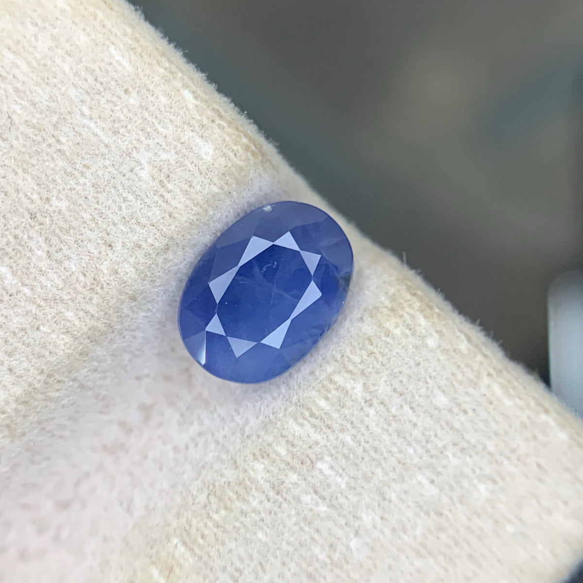 2.00 Carat Natural Blue Sapphire Oval Cut Sri Lankan Gemstone