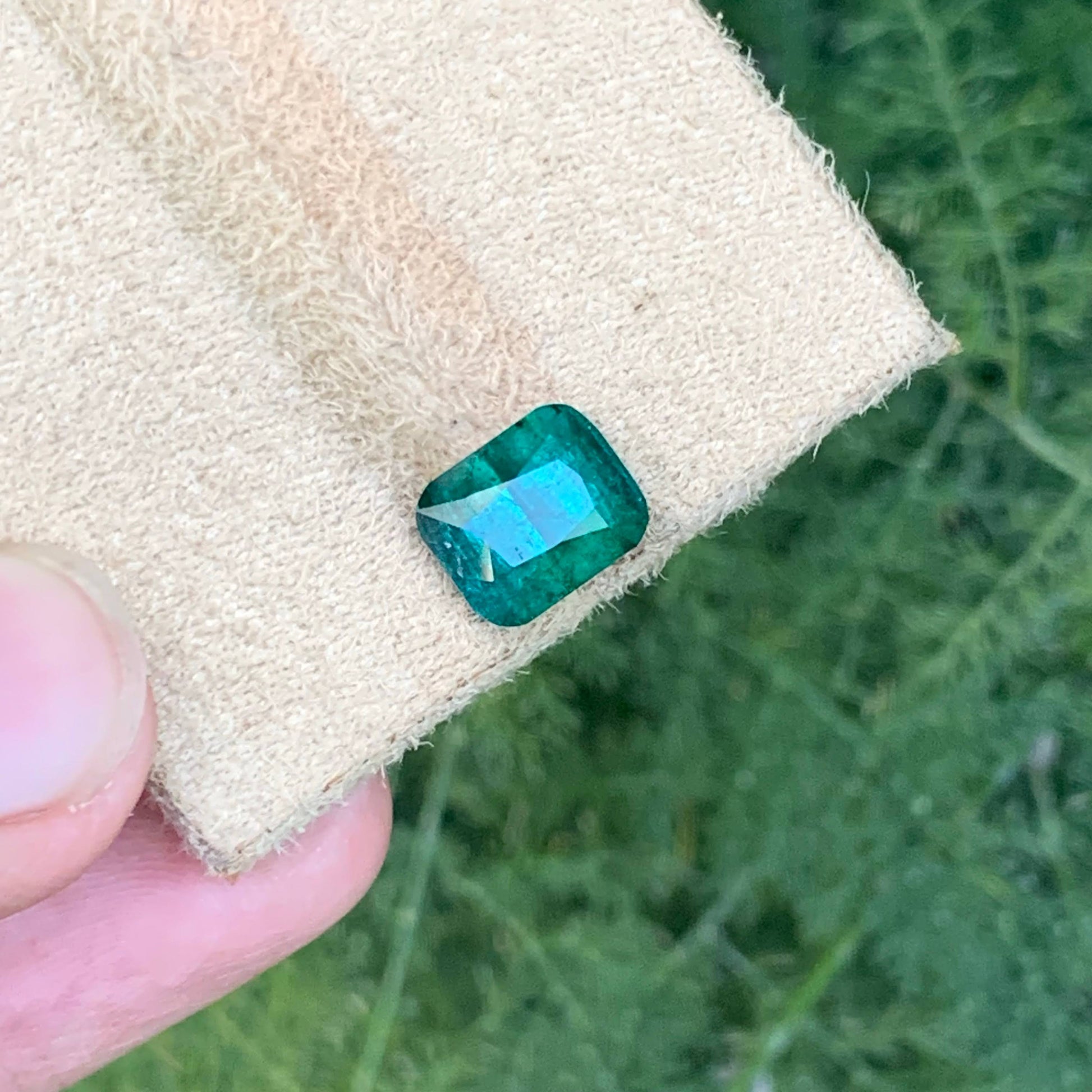 4.20 Carat Bluish Green Tourmaline