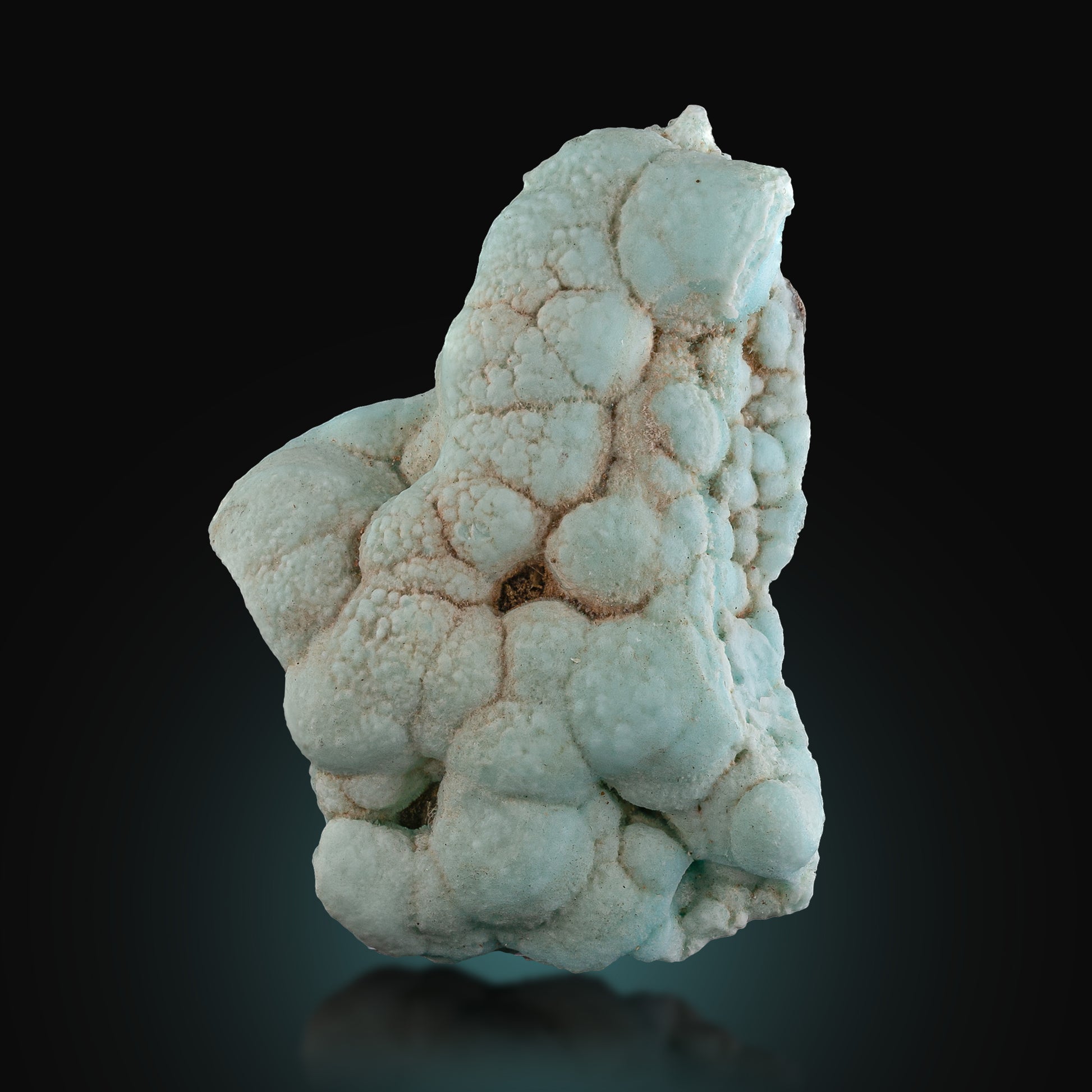 Soft Blue Aragonite Specimen