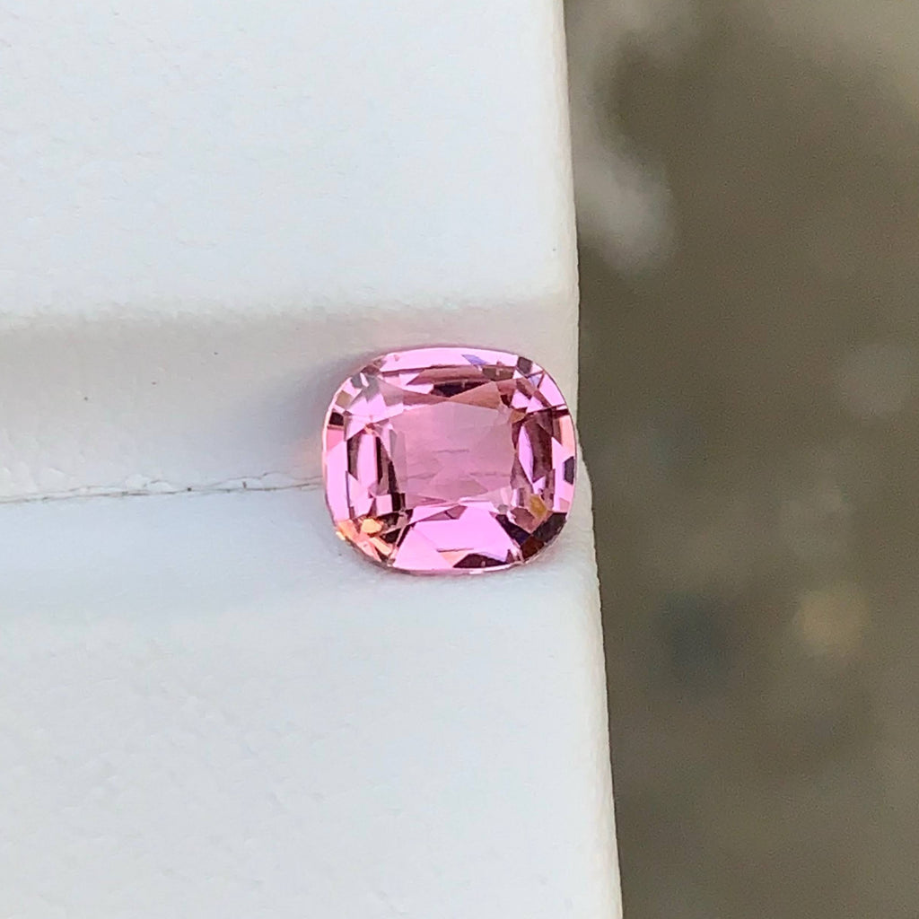 1.10 Ct Baby Pink Tourmaline Cushion
