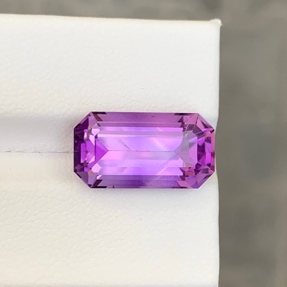 9.45 Ct Purple Amethyst Emerald Cut