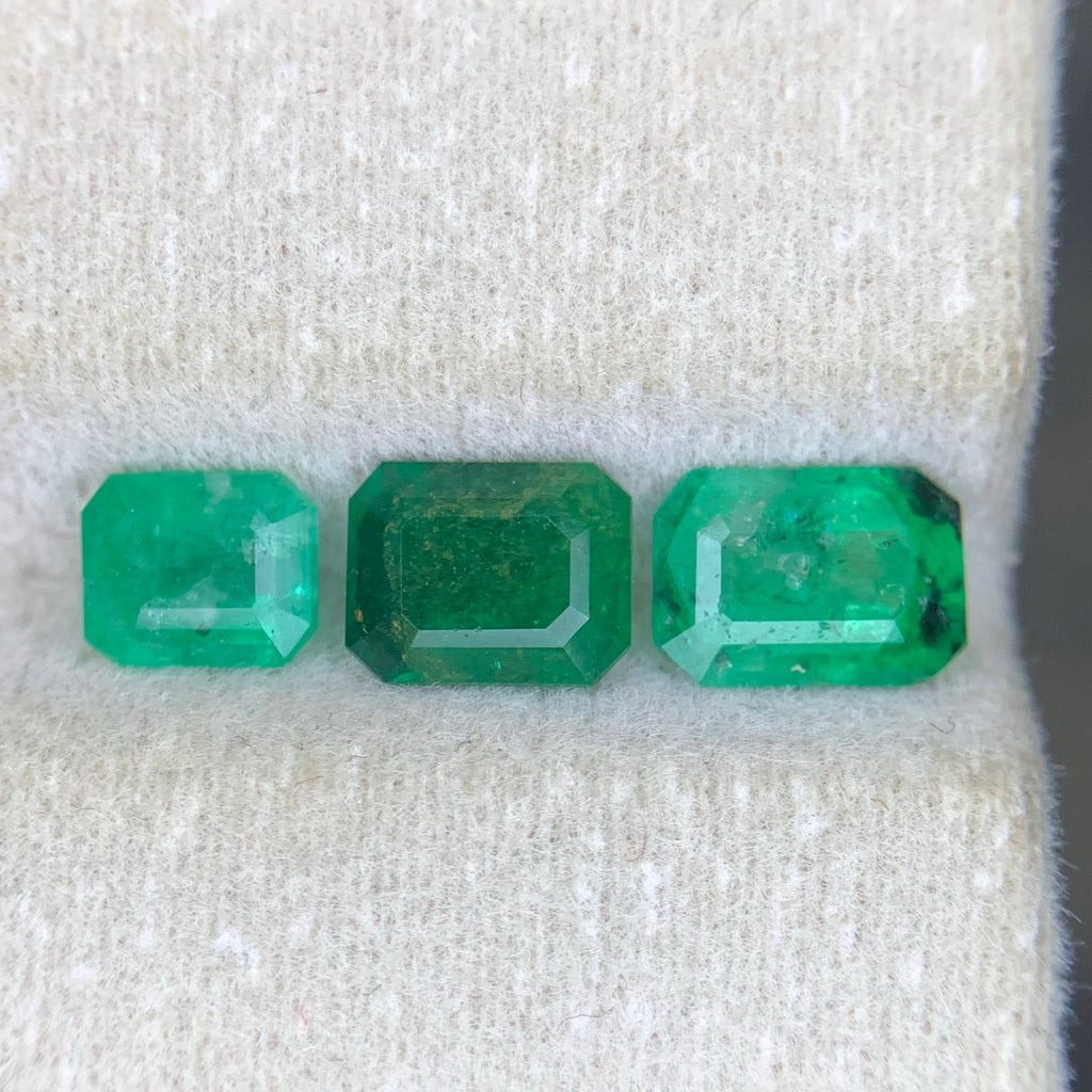 Natural Loose Green Colour Emerald Lot For Jewelry Gemstone