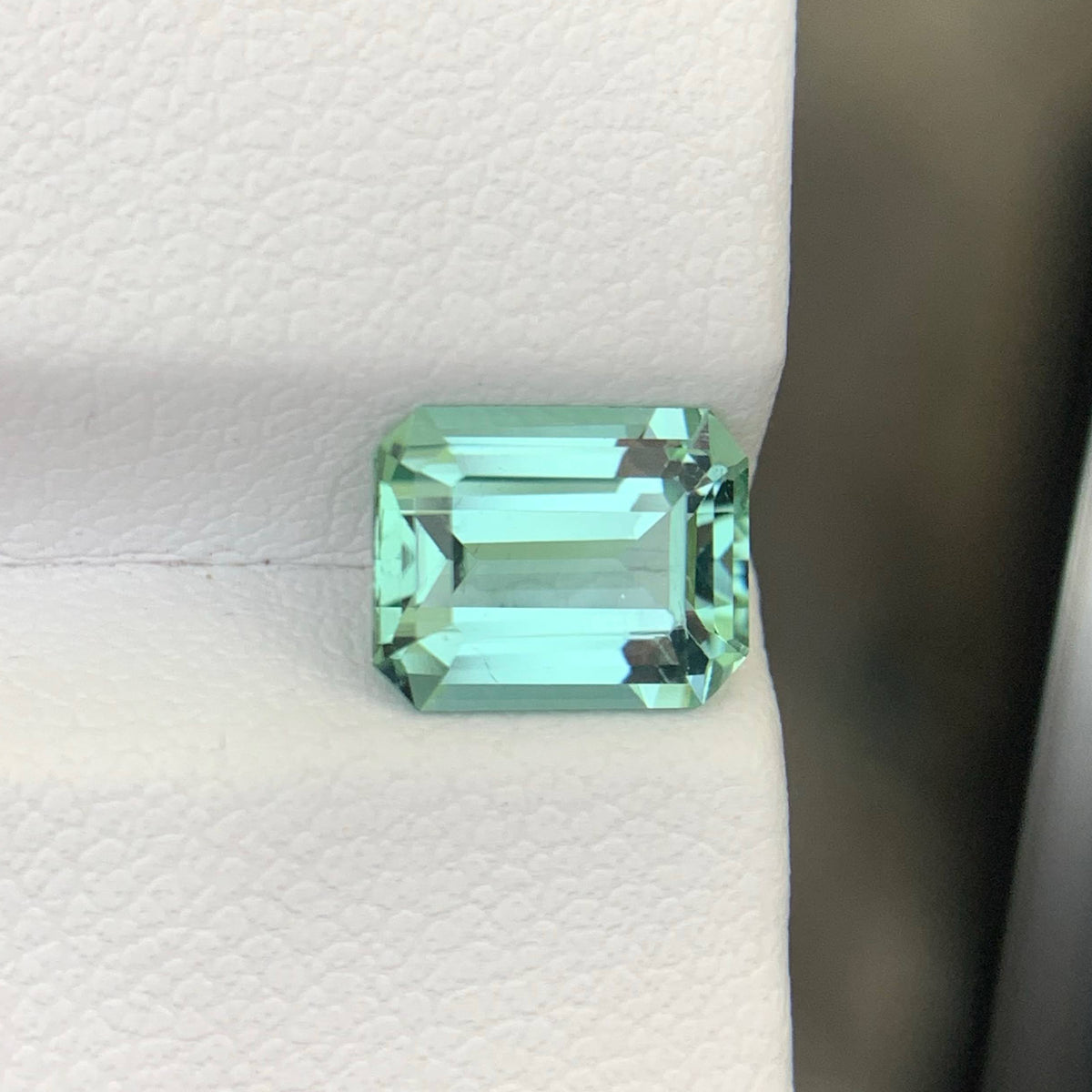 1.90 Ct Seafoam Tourmaline Emerald Cut
