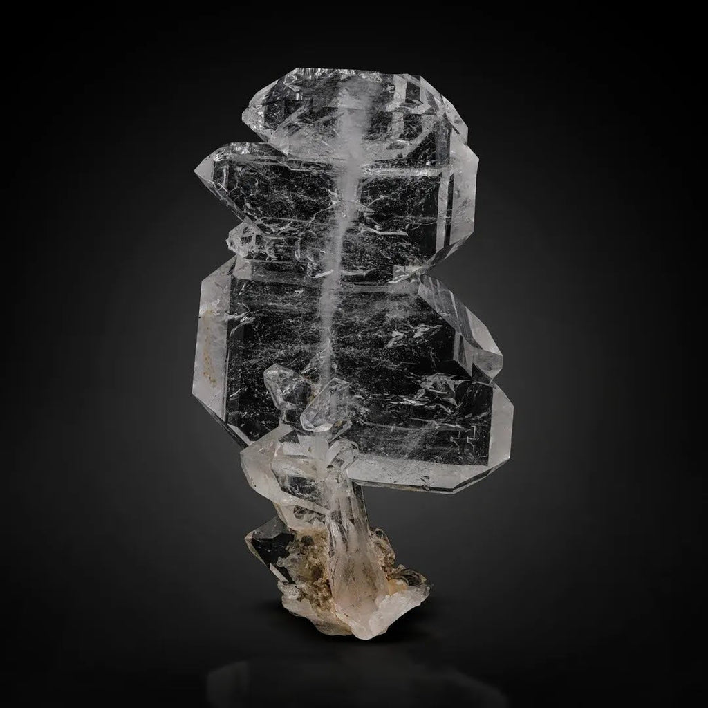 Tabular Faden Quartz Crystal with Optical Transparency from Pakistan