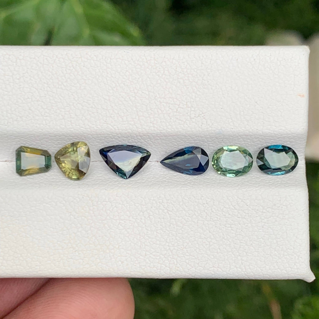 3.45 Ct Natural Loose Teal Sapphire Lot