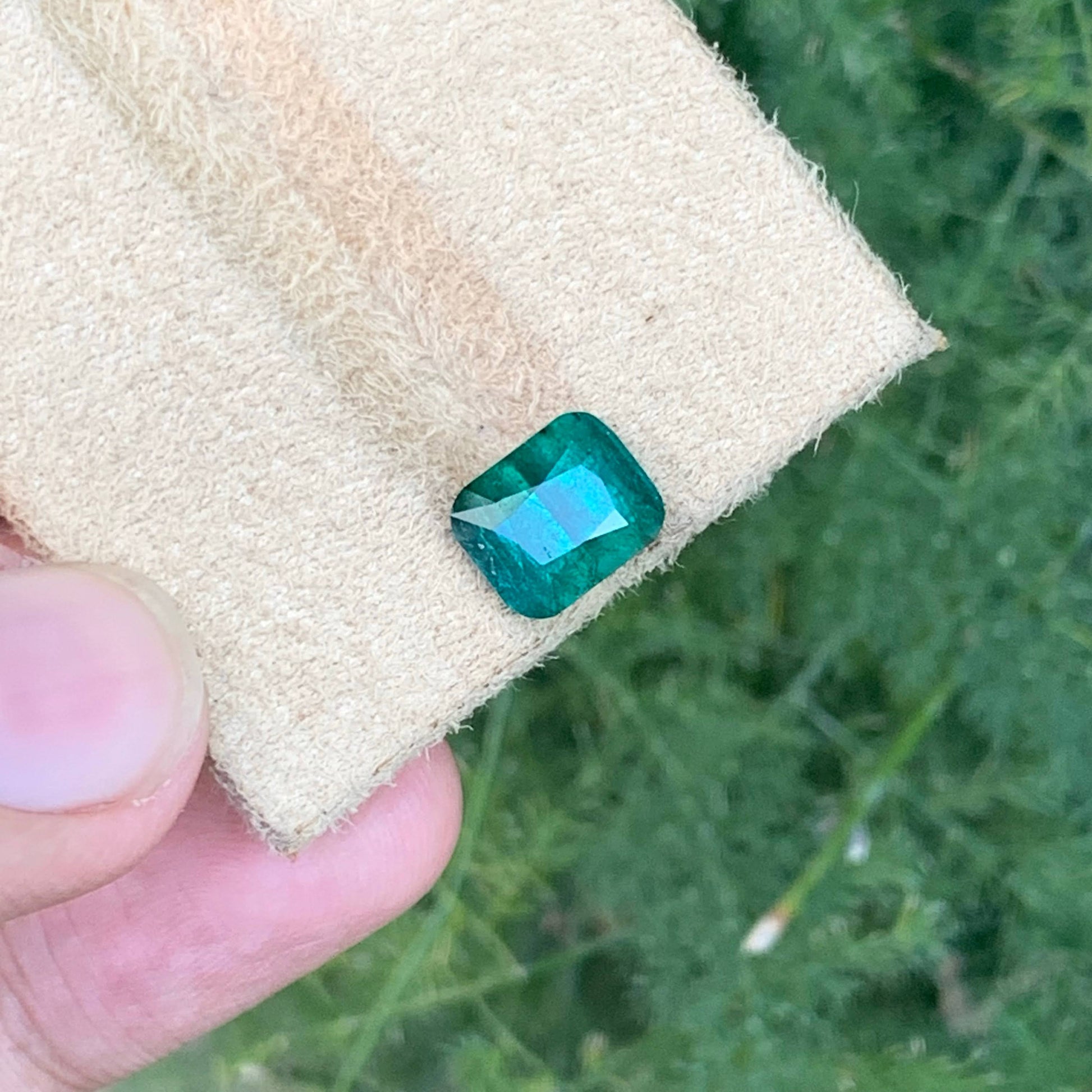 4.20 Carat Bluish Green Tourmaline