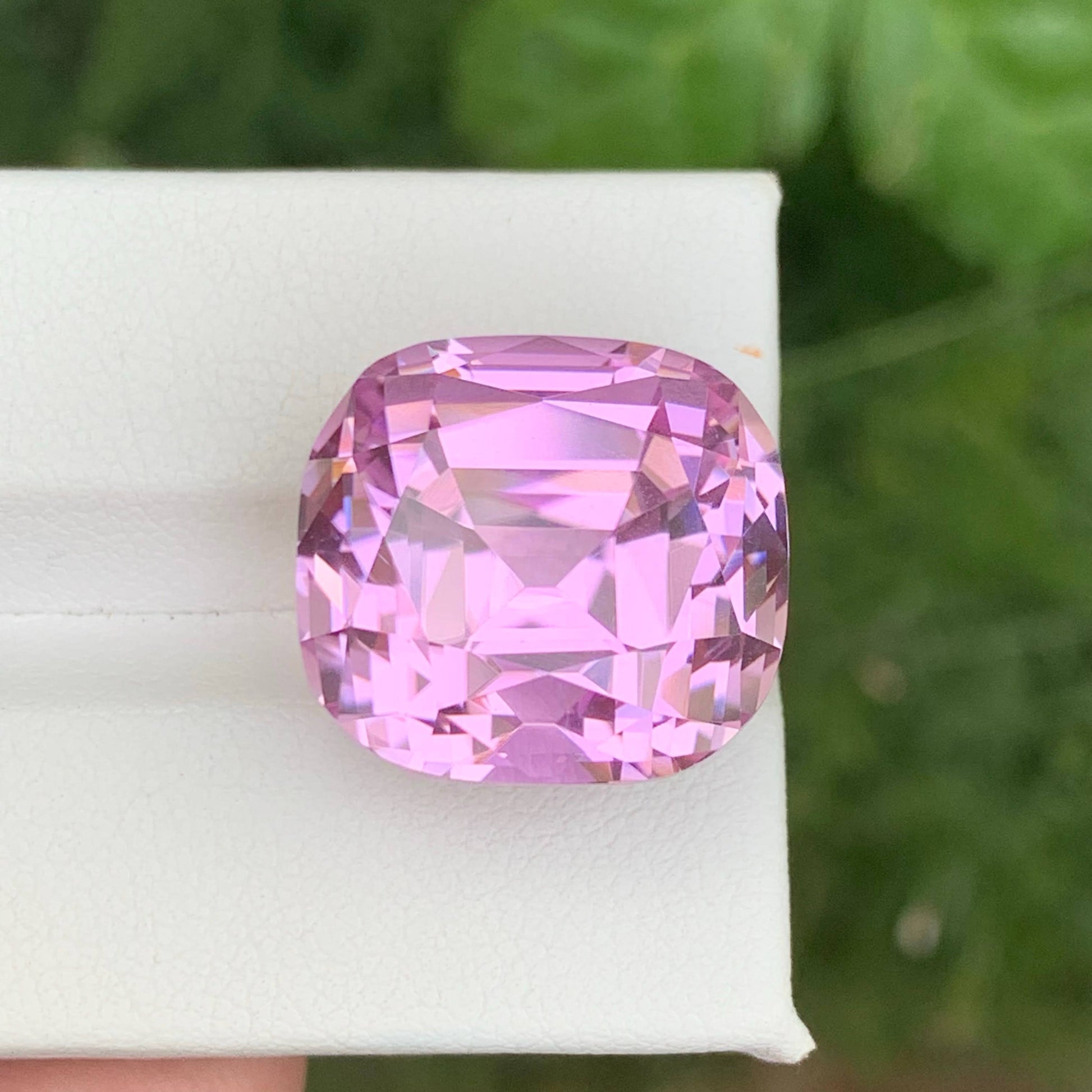 34.25 Ct Natural Hot Pink Kunzite Cushion