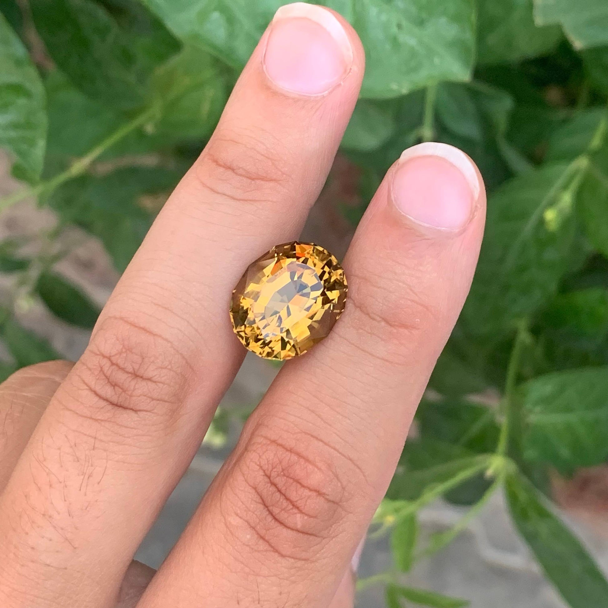 13.35 Ct Natural Golden Citrine Oval 