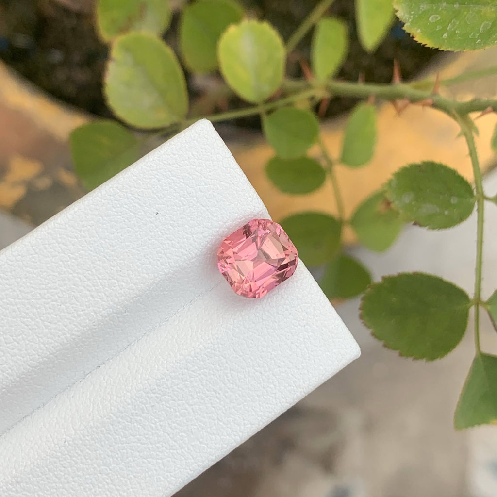 3Ct Natural Baby Pink Tourmaline Cushion