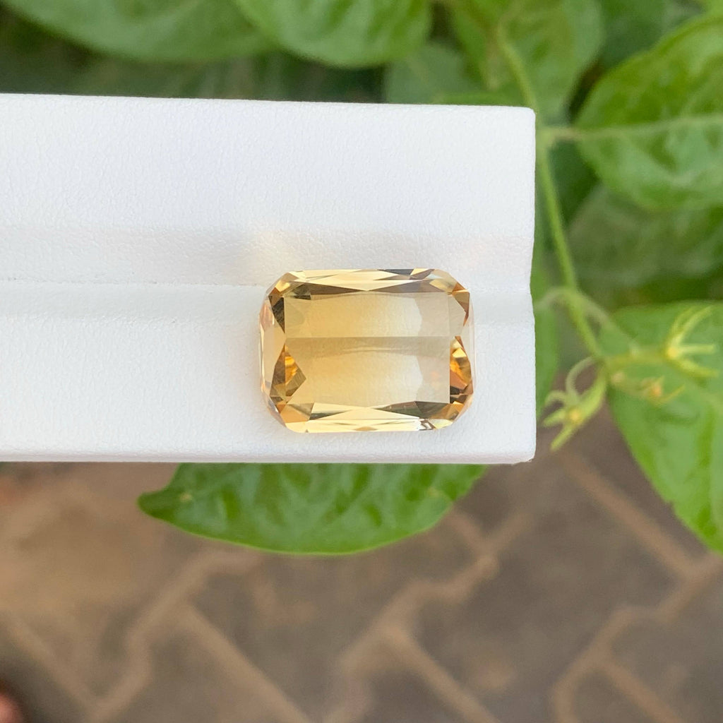 19.50 Carats Golden Bicolor Citrine