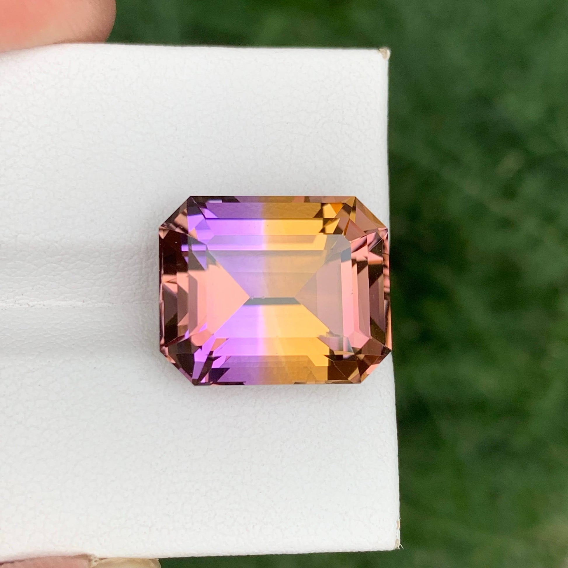 13.75 Carat Bicolor Ametrine Stone