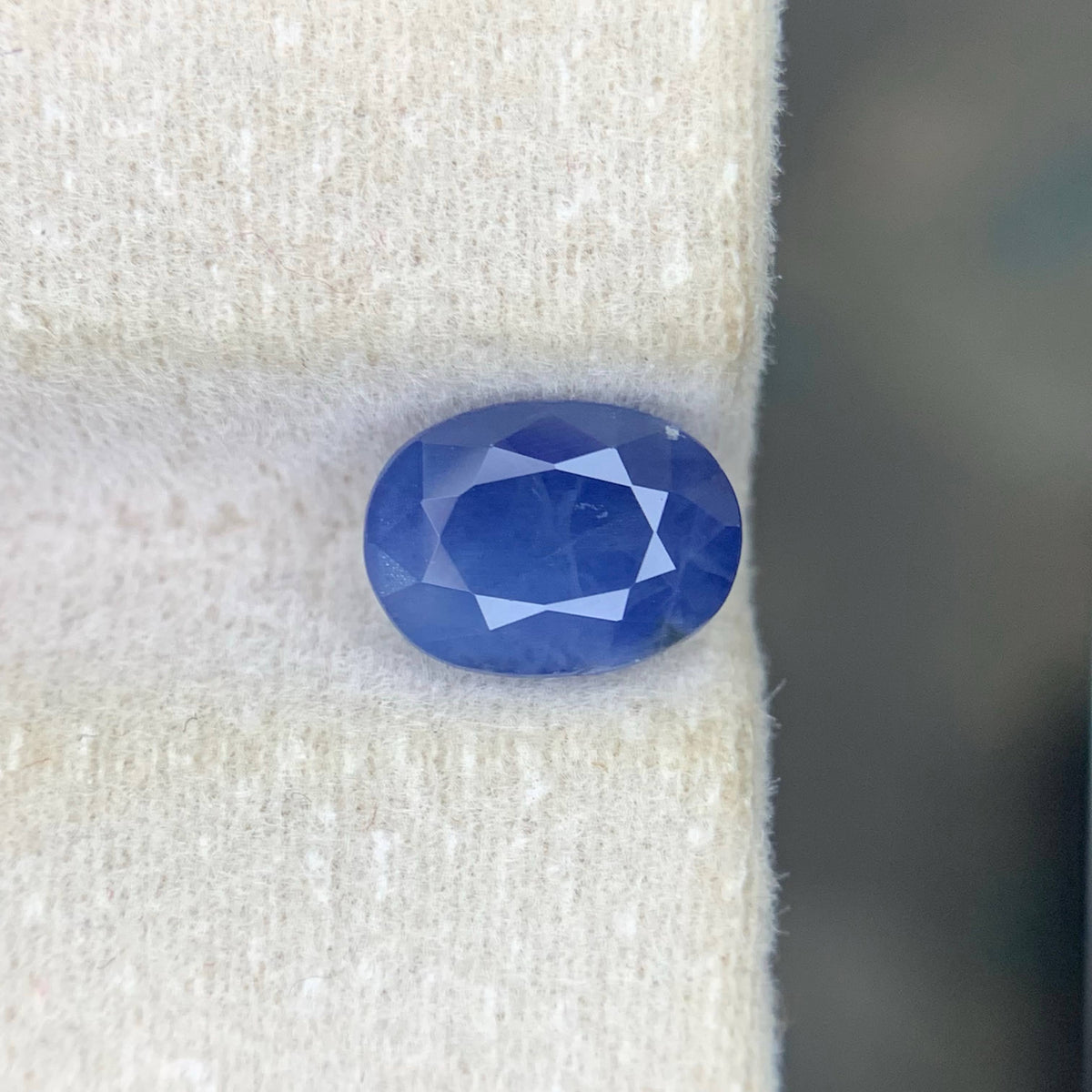 2.00 Carat Natural Blue Sapphire Oval Cut Sri Lankan Gemstone