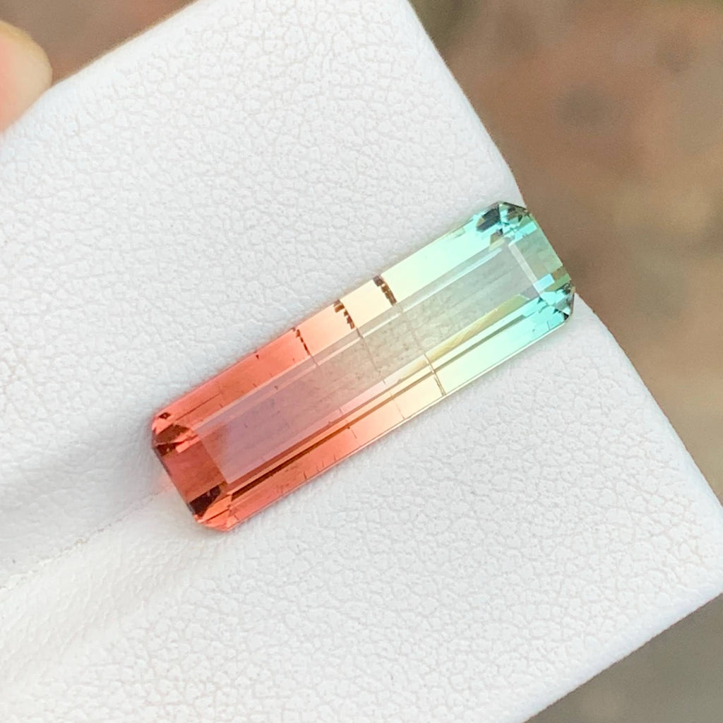 6.50 Carats Bicolor Tourmaline Gem