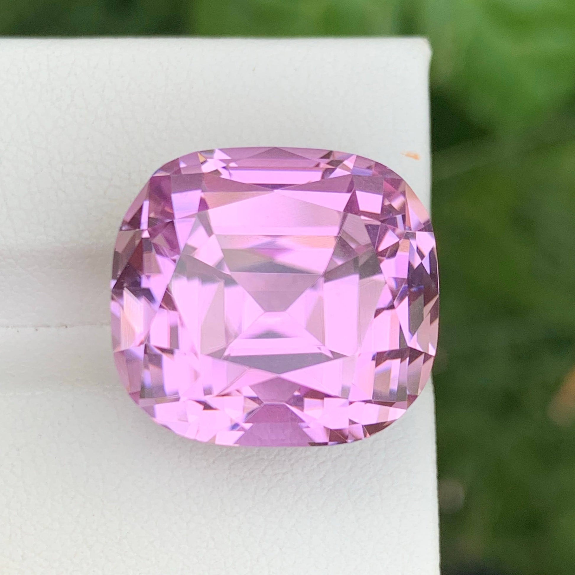 34.25 Ct Natural Hot Pink Kunzite Cushion