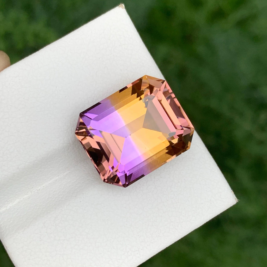 13.75 Carat Bicolor Ametrine Stone