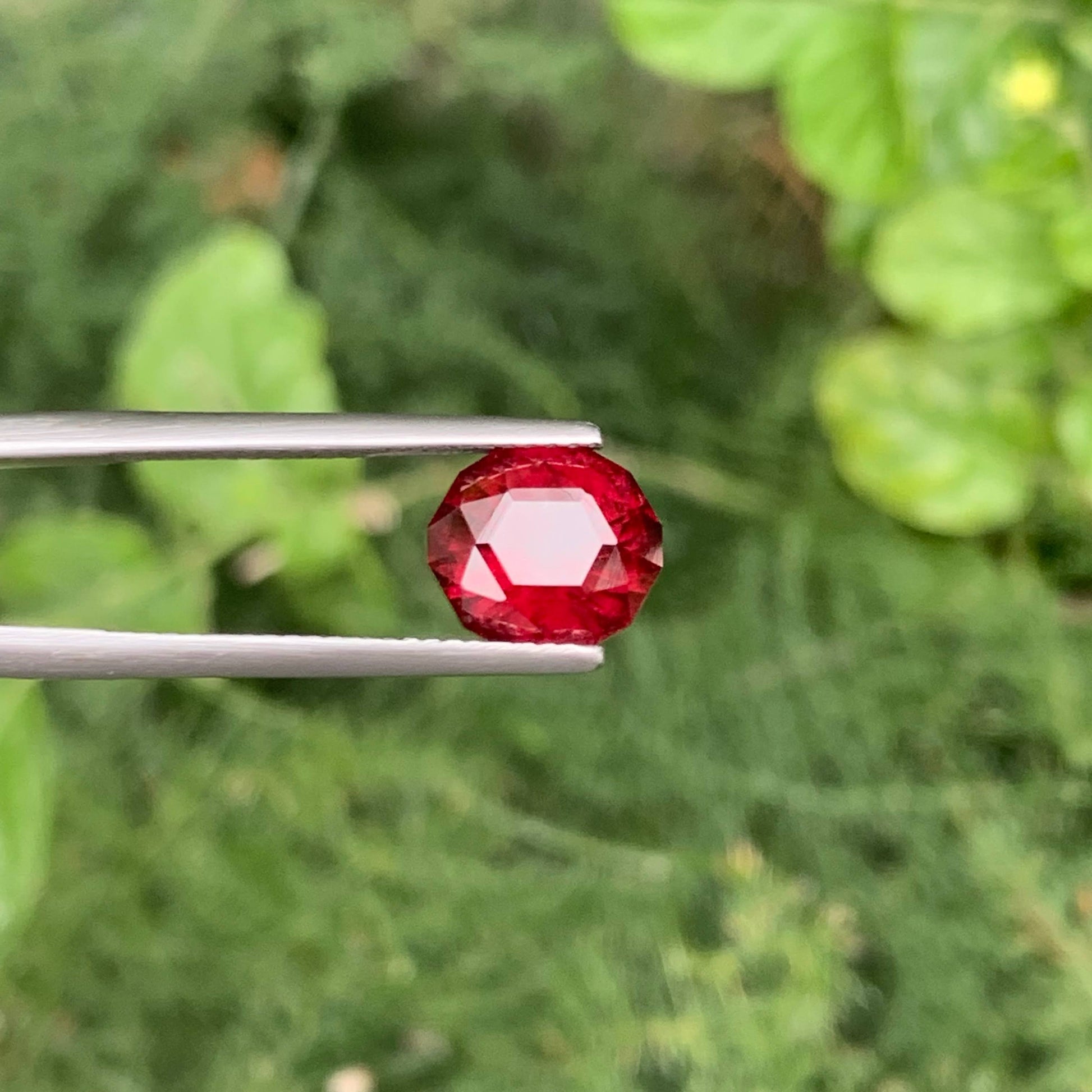 3.90 Carat Red Garnet Fancy Cut