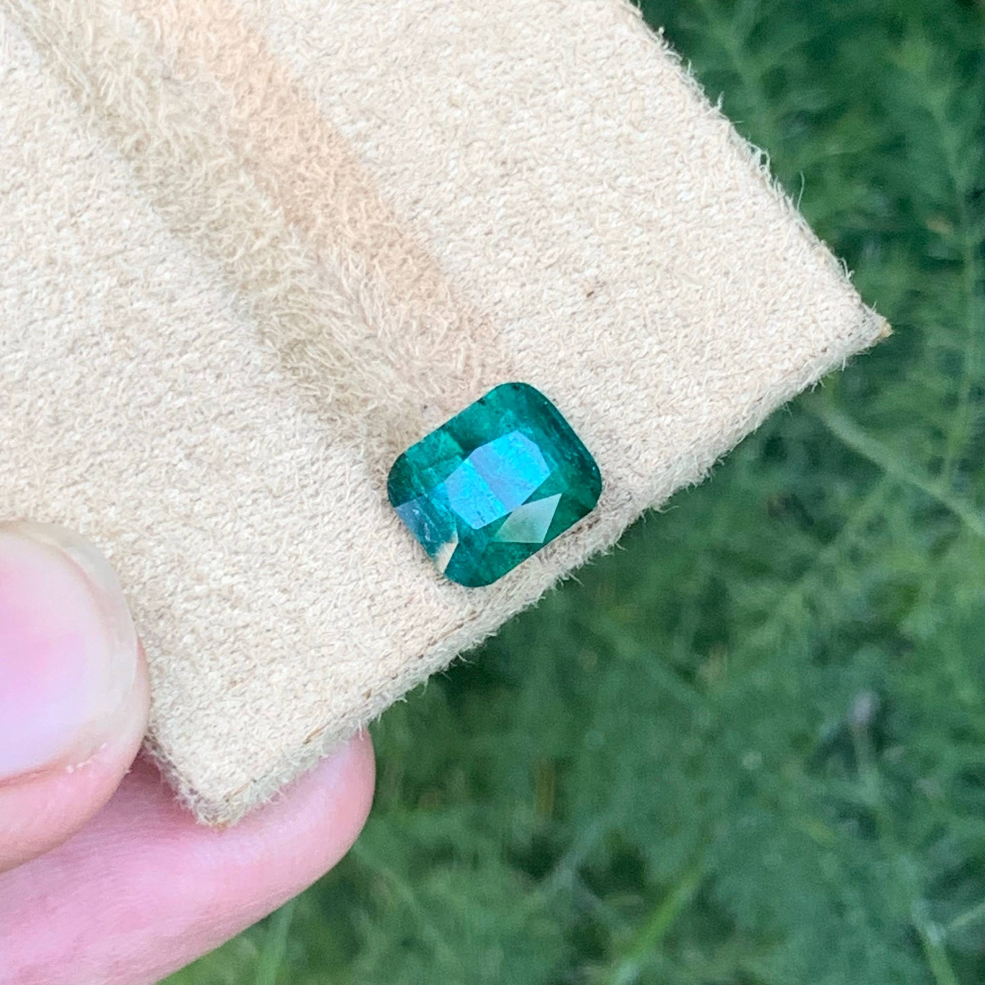 4.20 Carat Bluish Green Tourmaline