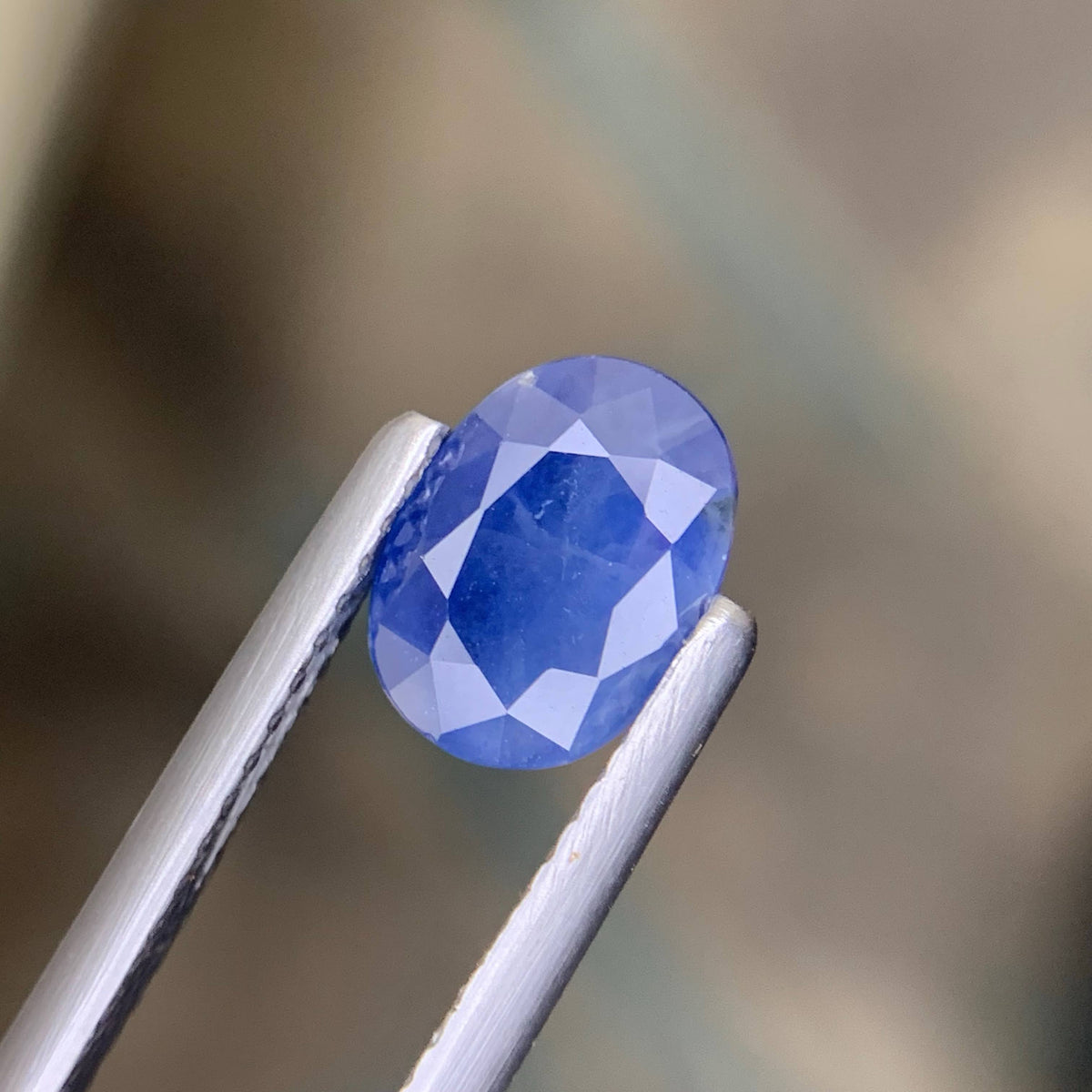 2.00 Carat Natural Blue Sapphire Oval Cut Sri Lankan Gemstone