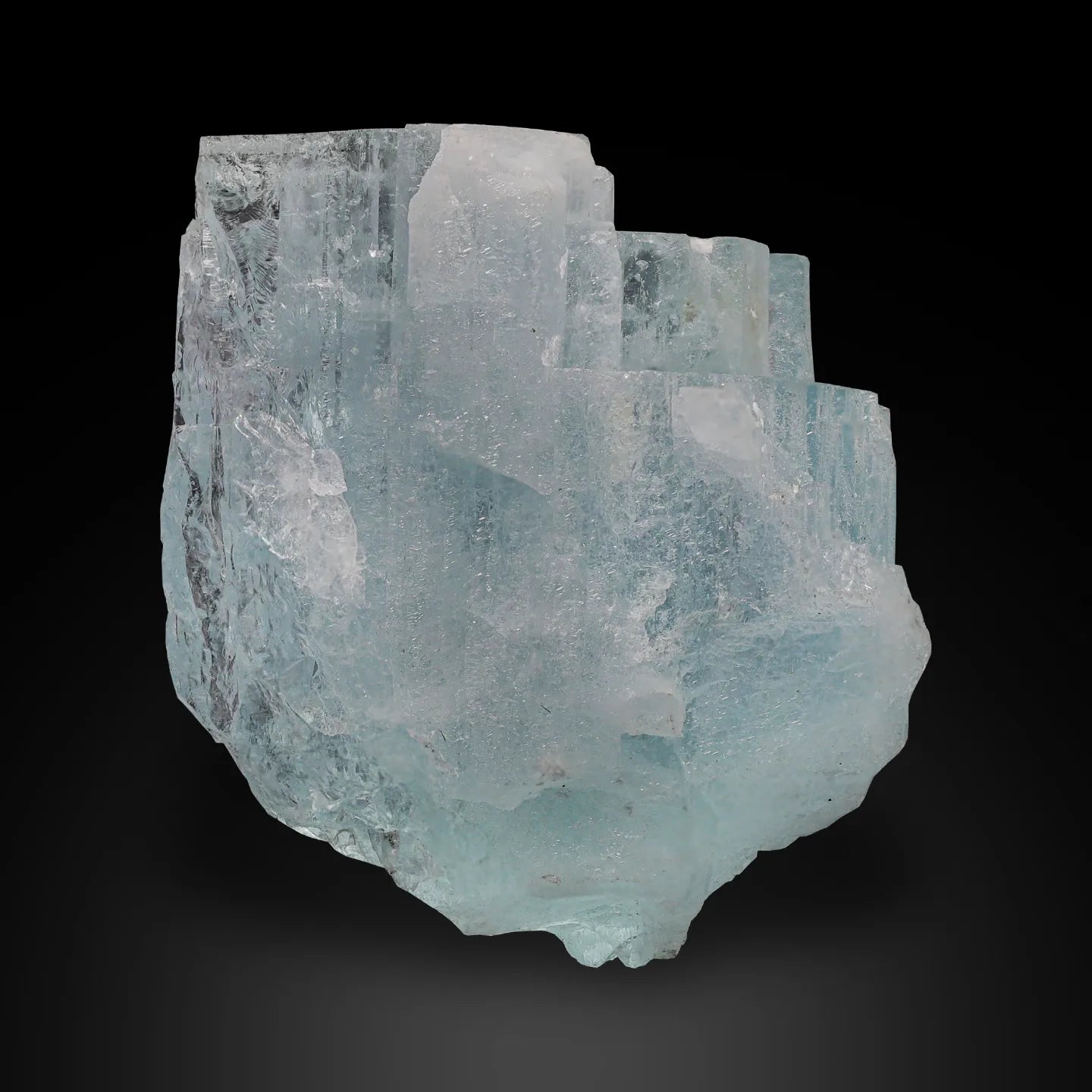 Lovely Multi Step Aquamarine with Good Transparency from Shigar, Skardu, Pakistan