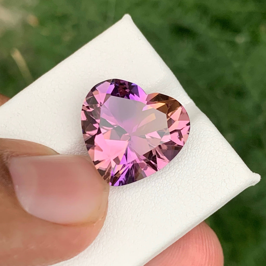 11.70 Carat Heart Shape Ametrine