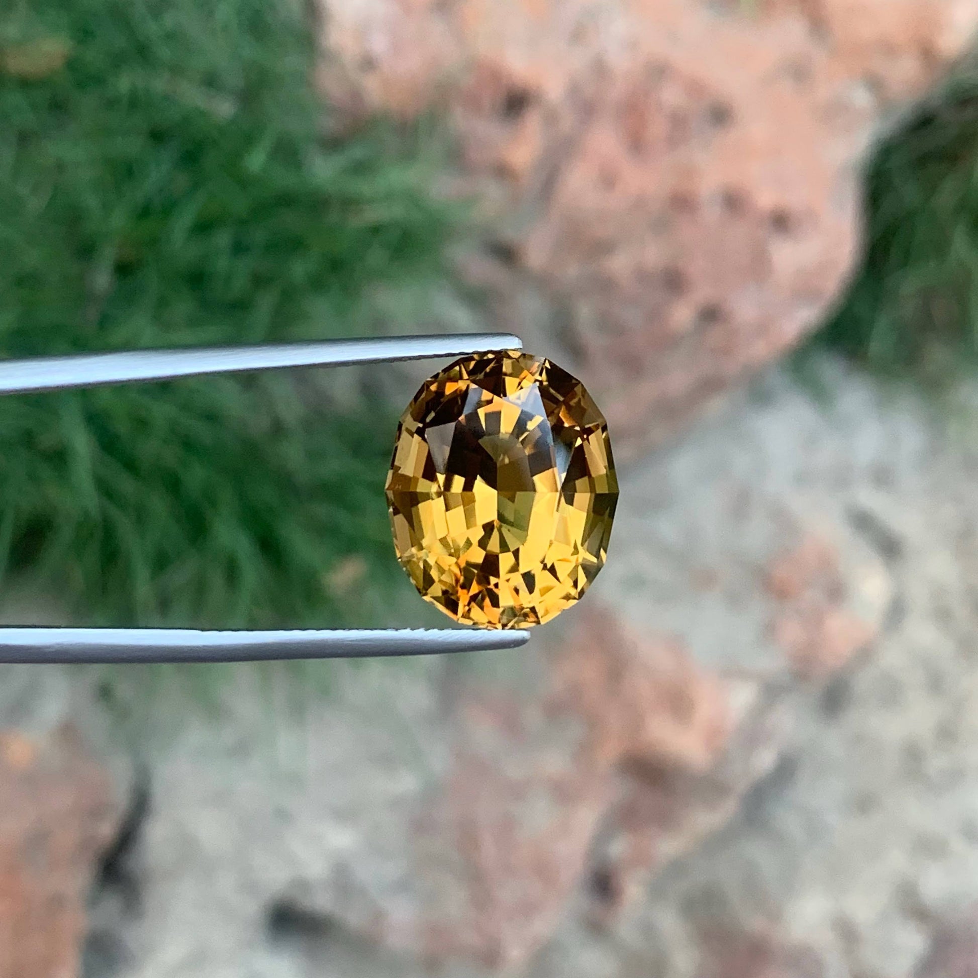 13.35 Ct Natural Golden Citrine Oval 