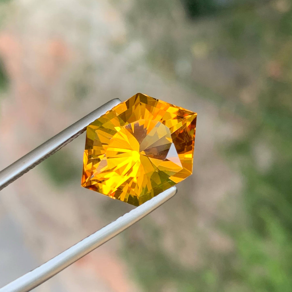 8.55 Carats Fancy Citrine Stone
