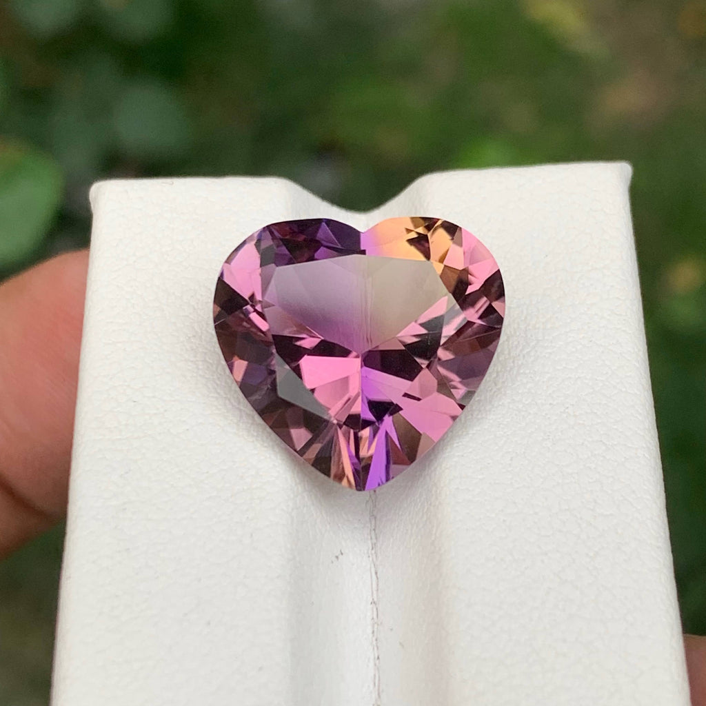 11.70 Carat Heart Shape Ametrine
