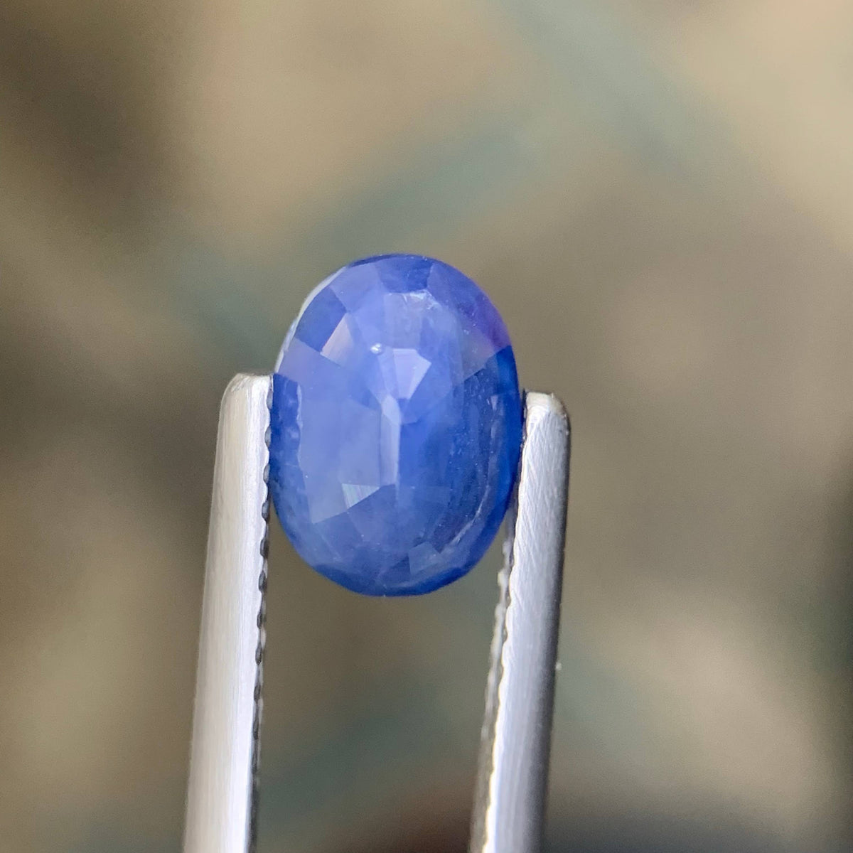 2.00 Carat Natural Blue Sapphire Oval Cut Sri Lankan Gemstone