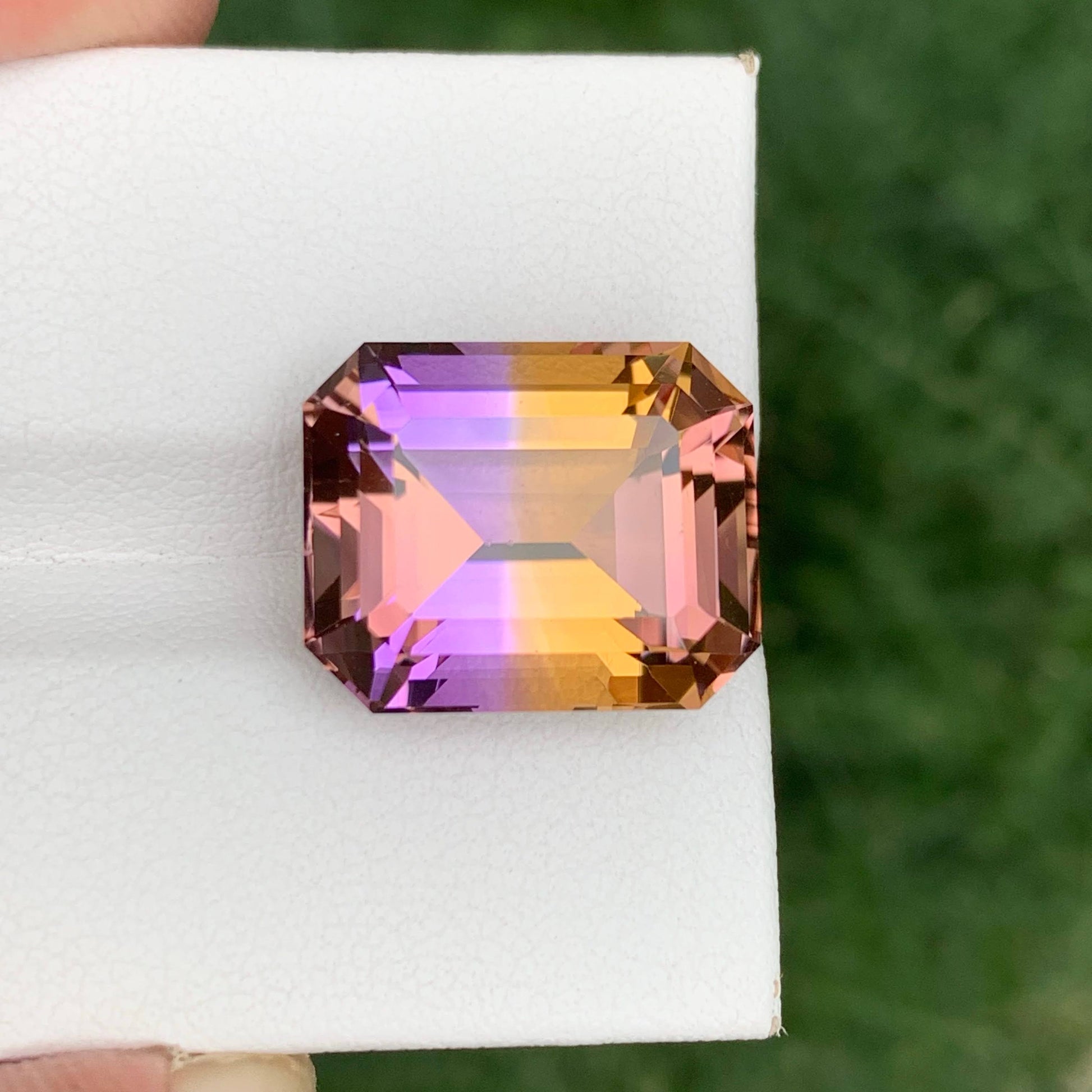 13.75 Carat Bicolor Ametrine Stone