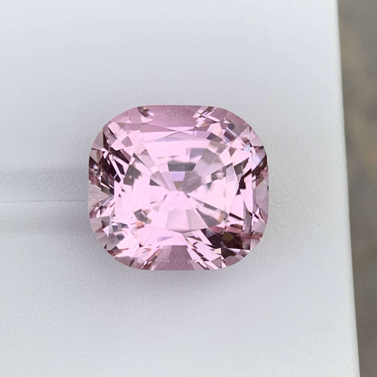 43.25 Carat Pink Kunzite Cushion Cut Afghanistan Loupe Clean Untreated