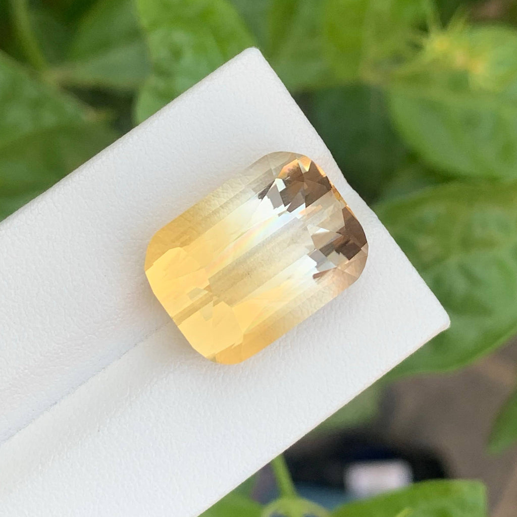 19.50 Carats Golden Bicolor Citrine