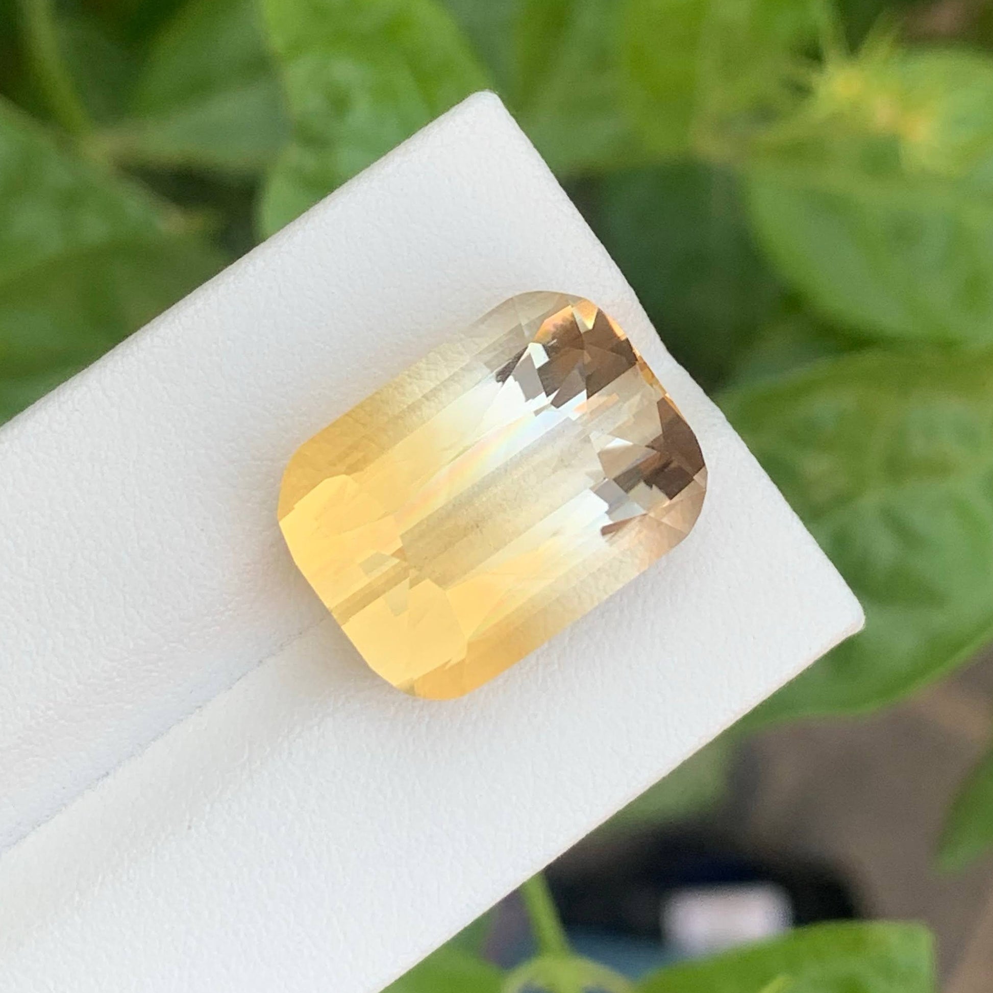 19.50 Carats Golden Bicolor Citrine