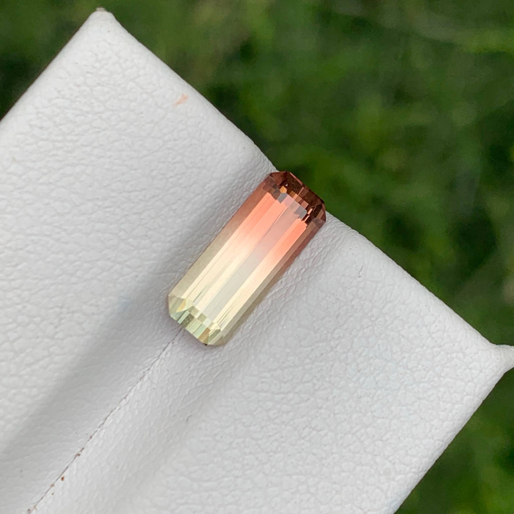 1.65 Ct Natural Bicolor Tourmaline Emerald 