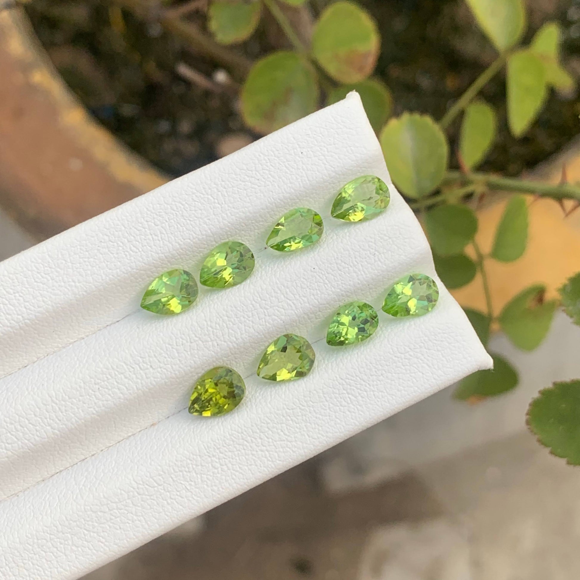 5.25 Carat Natural Loose Green Peridot Jewelry Lot Pakistan Gemstone