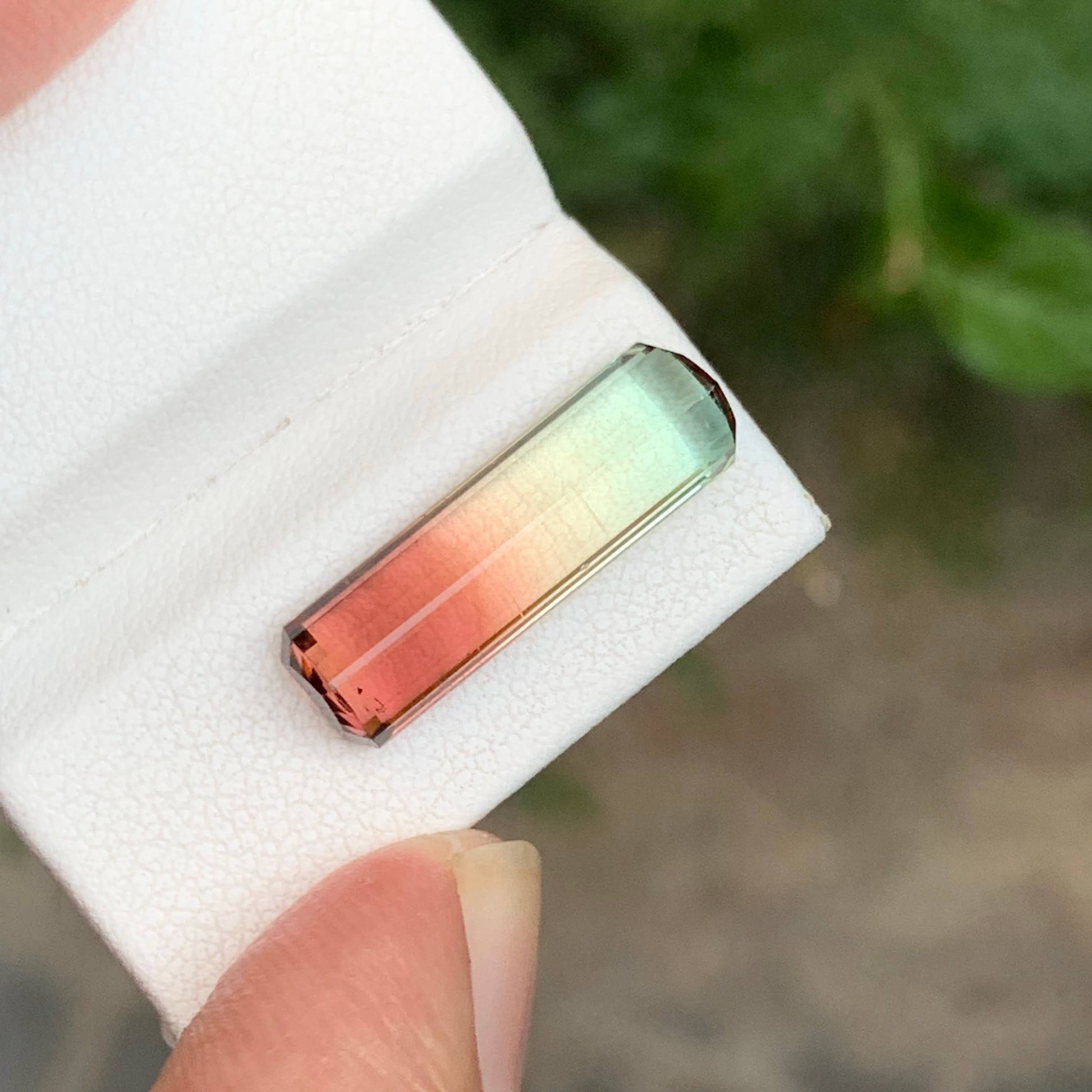 6.50 Carats Bicolor Tourmaline Gem