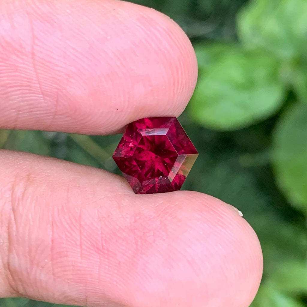 3.75 Carat Garnet Hexagon Cut