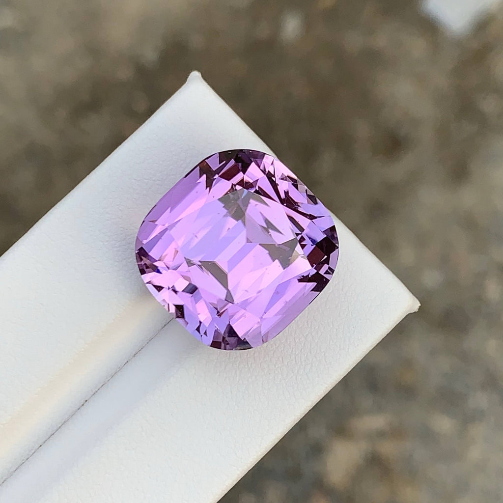 38.00 Carat Natural Loose Purple Kunzite Stone Cushion Cut Afghan Gemstone