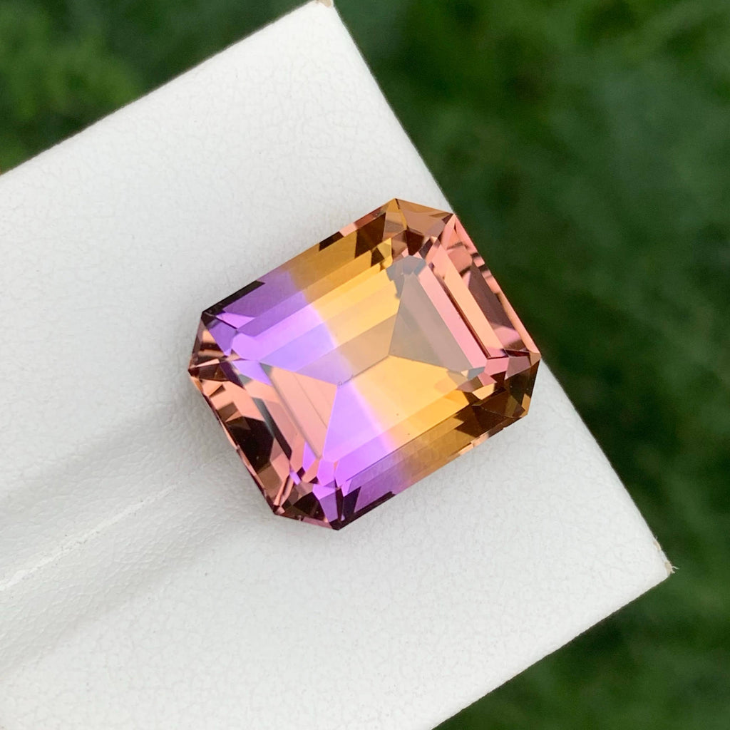 13.75 Carat Bicolor Ametrine Stone