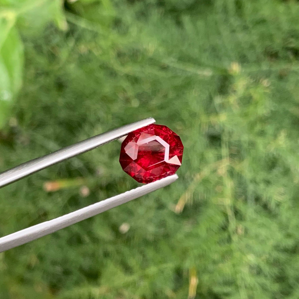 3.90 Carat Red Garnet Fancy Cut