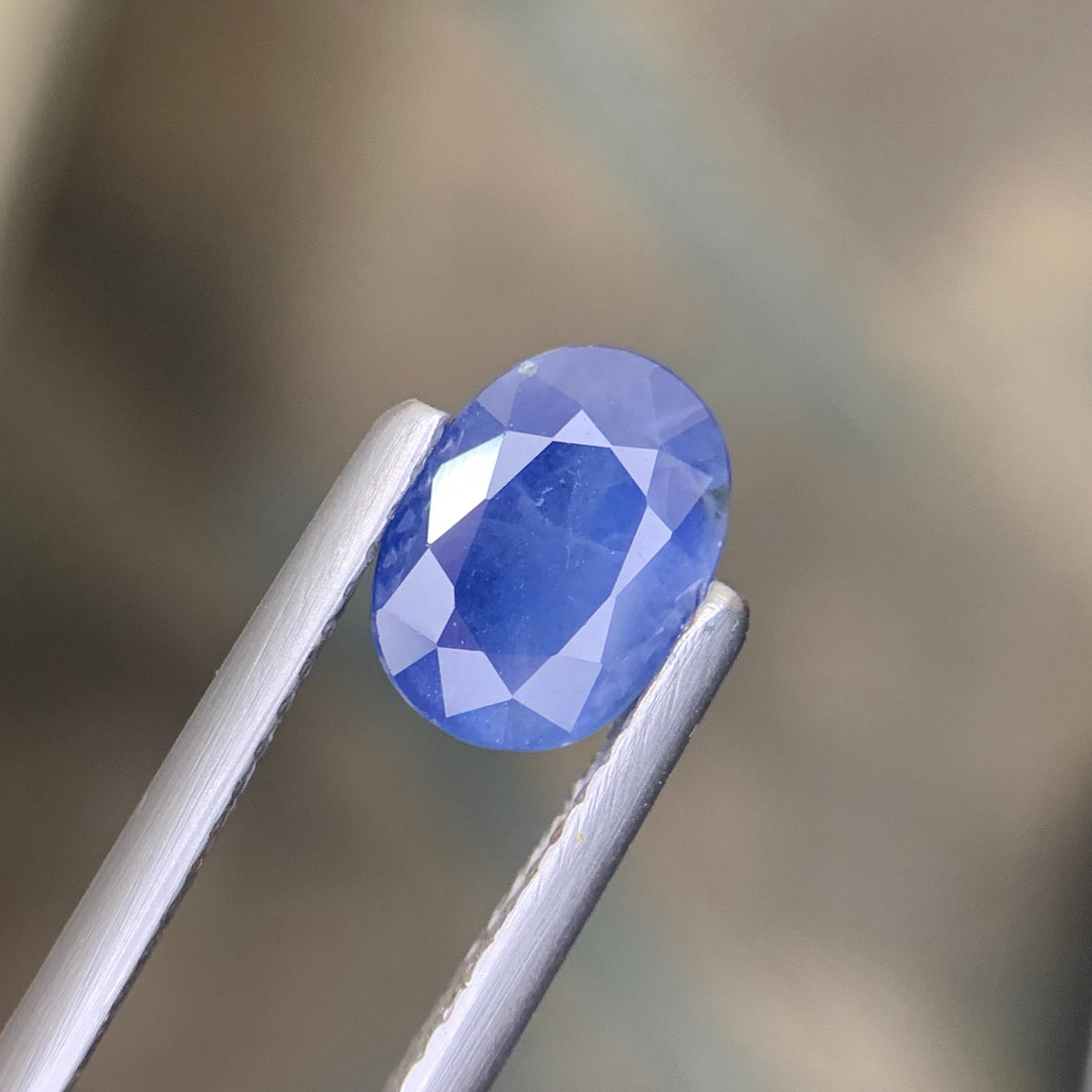 2.00 Carat Natural Blue Sapphire Oval Cut Sri Lankan Gemstone