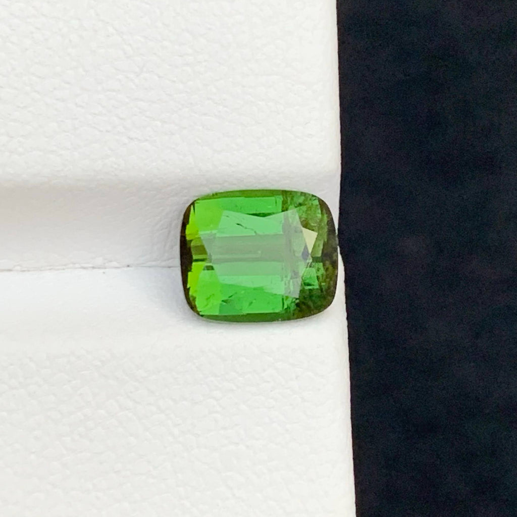 2.45 Ct Green Tourmaline Cushion Cut