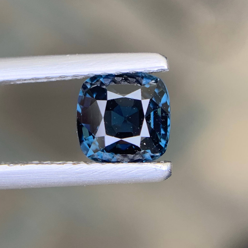 1.05 Ct Natural Blue Spinel Cushion Cut