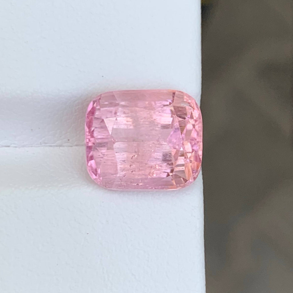 5.25 Ct Baby Pink Tourmaline Cushion