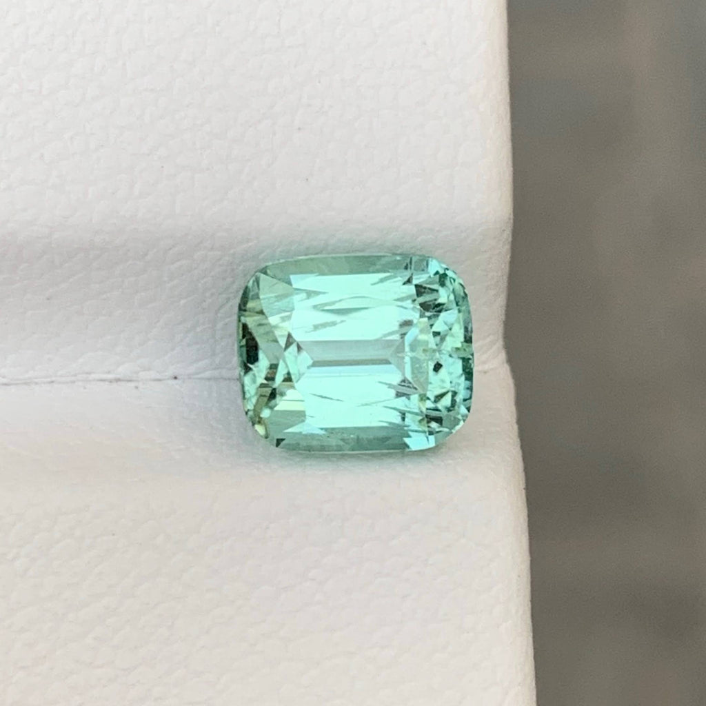 2.35 Ct Seafoam Tourmaline Cushion Cut
