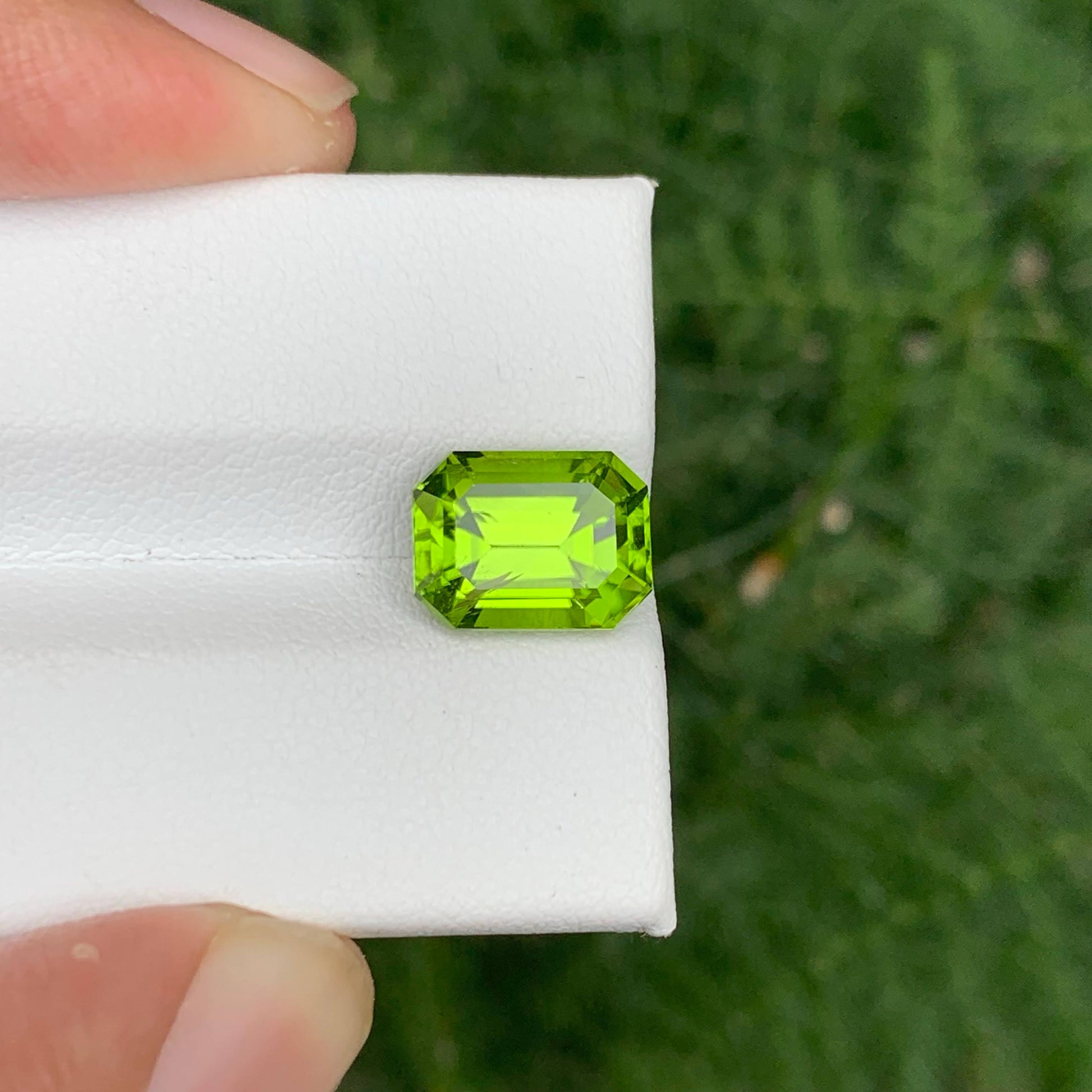 4.65 Carat Apple Green Peridot