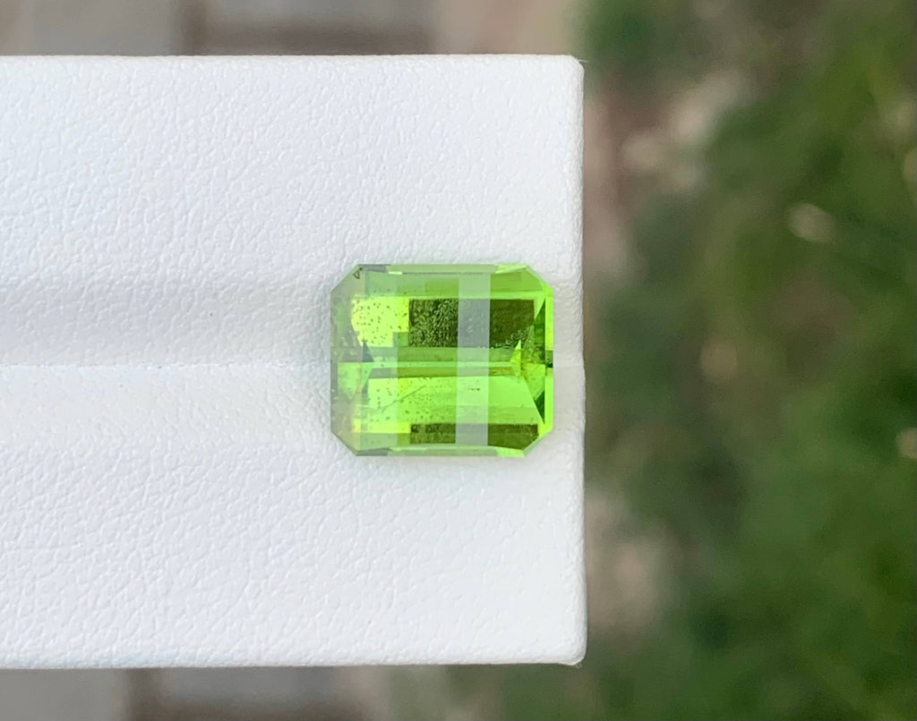 6.60 Carat Apple Green Peridot