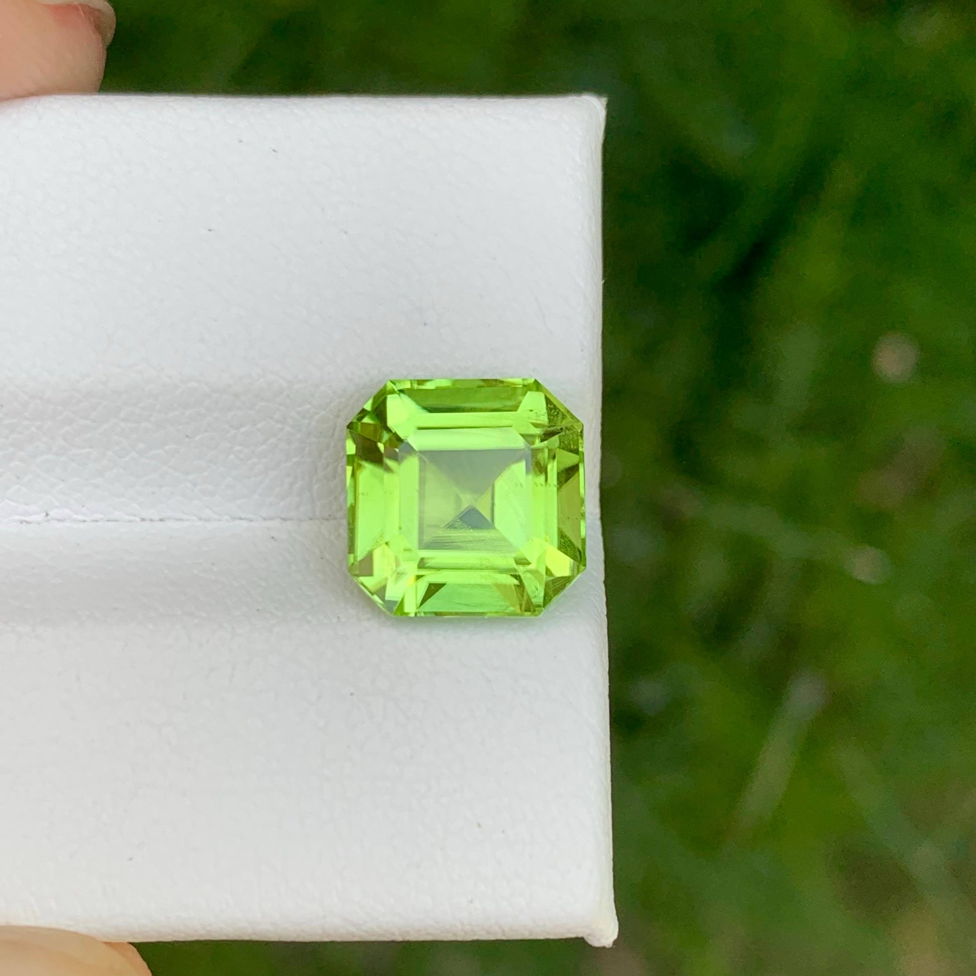4.70 Carat Apple Green Peridot