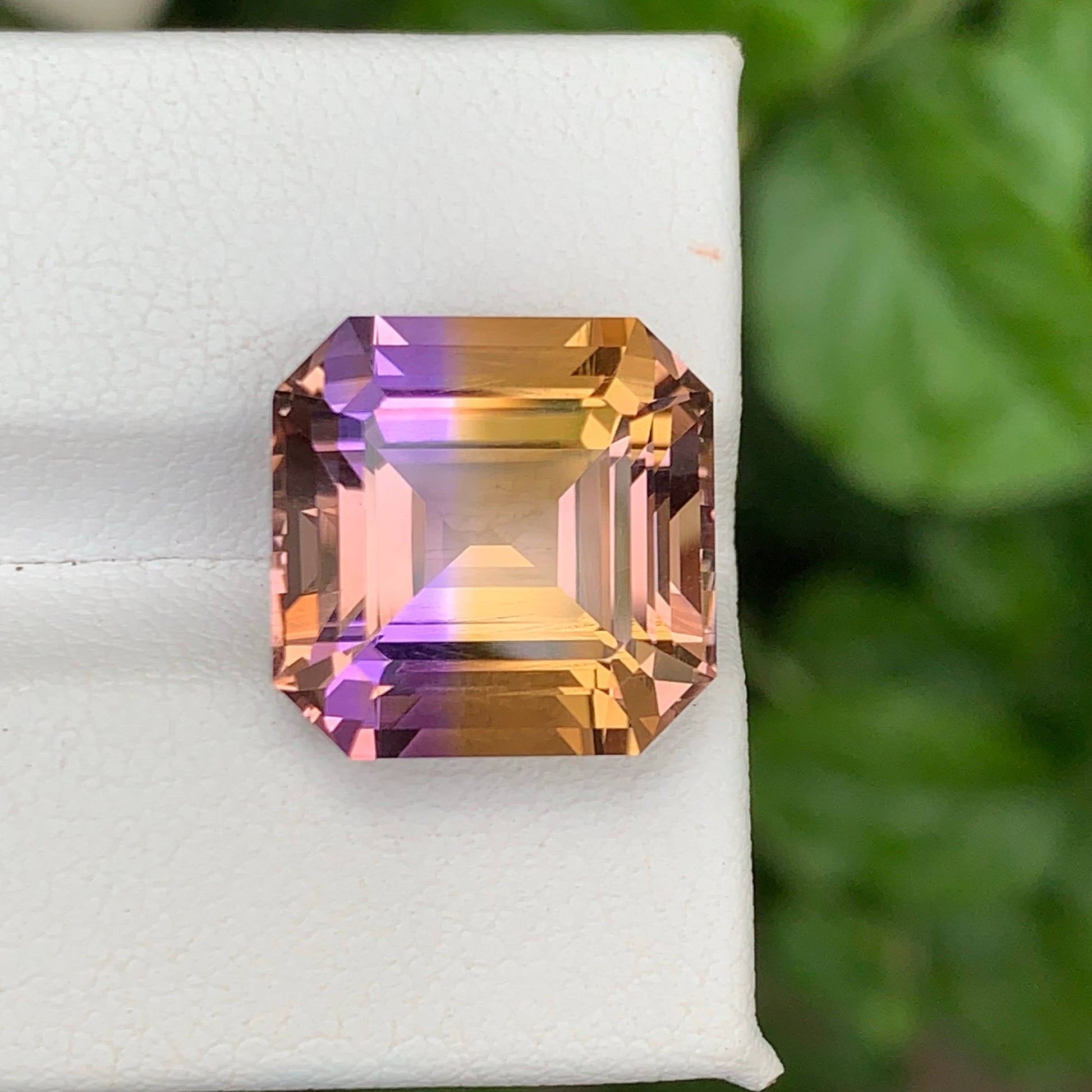 11.35 Ct Natural Bicolor Ametrine Asscher